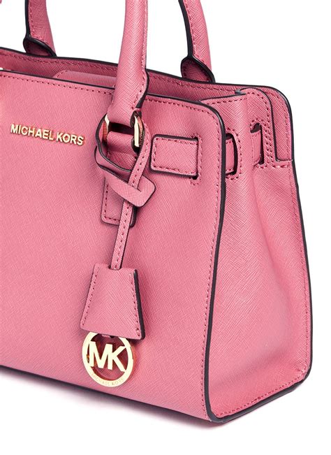 pink michael kors satchel